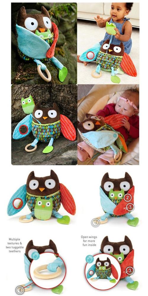 【图】婴儿玩具 多功能农场猫头鹰宝宝安抚玩偶 婴儿玩具_供应产品